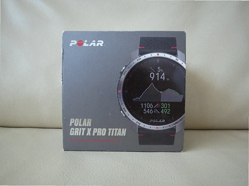 Polar Grit X Pro Titan Black 47mm MultiSport Watch with 2 Bands - New in Box !!