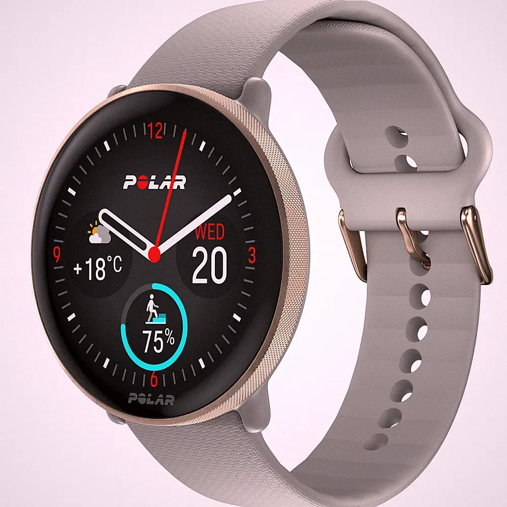 Polar Ignite 3 Uhr Smartwatch Sportuhr Multisportuhr GPS-Uhr greige sand