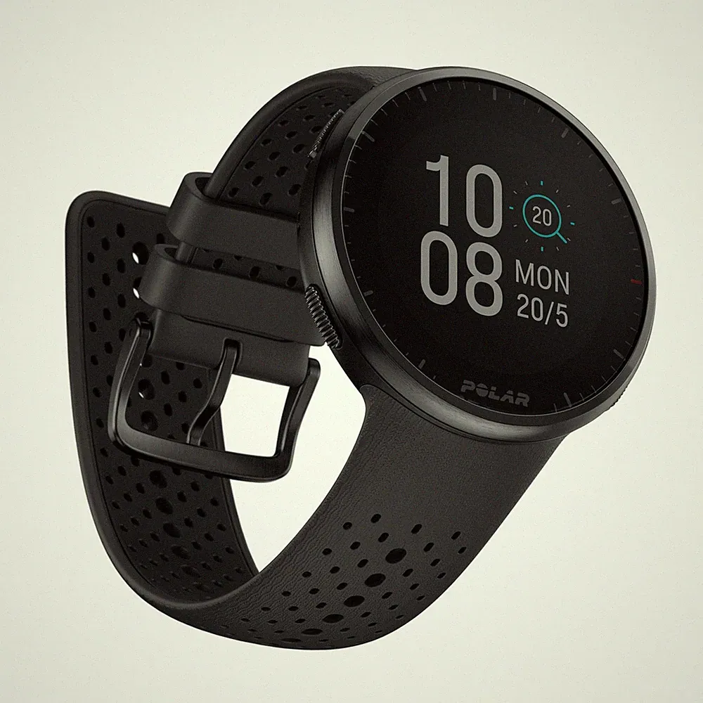 Polar Pacer Pro GPS-Laufuhr 45mm 32MB MIP 1.2" 265mAh Schwarz Bluetooth