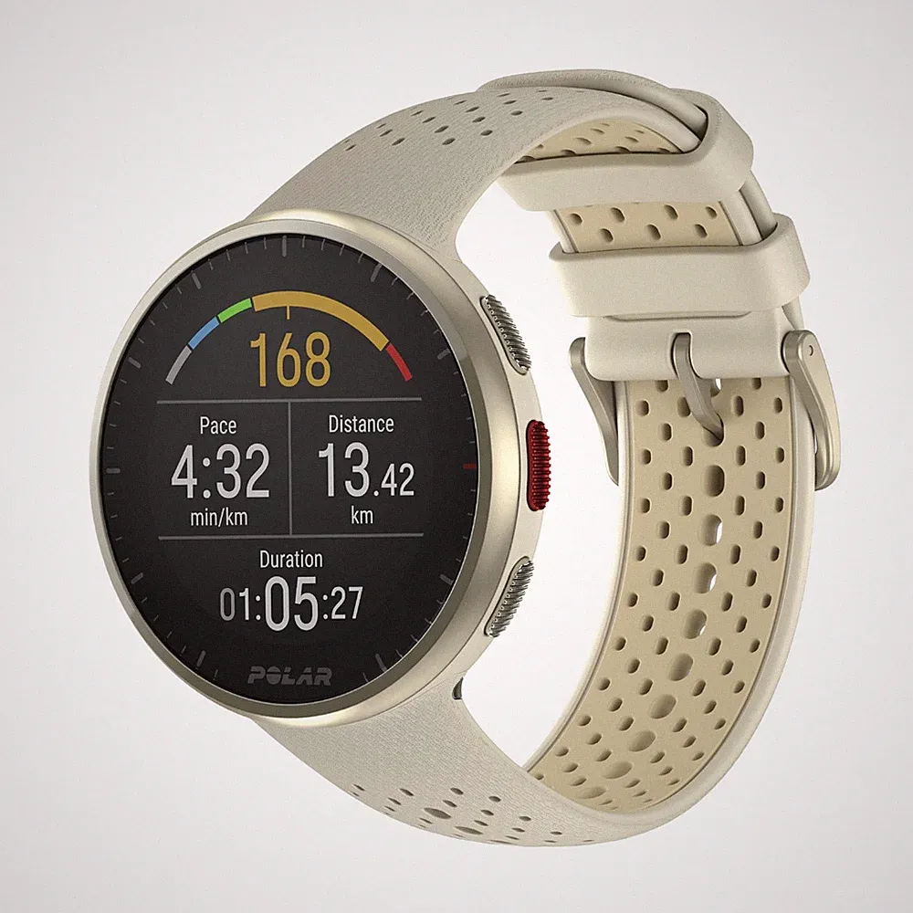 Polar Pacer Pro Running Smartwatch Schlafanalyse Herzfrequenz Gold Champagner