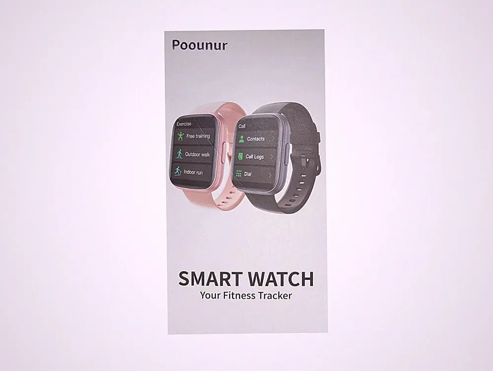 Poounur Smart Watch Bluetooth Call Text Function, Fitness Tracker