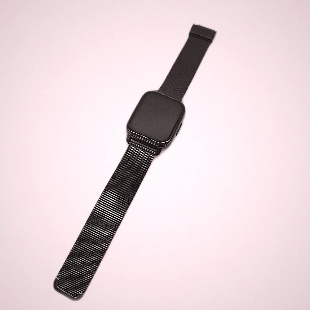 Popglory Smartwatch Fitnessuhr Blutdruckmessung Telefonfunktion Herzfrequenz SpO