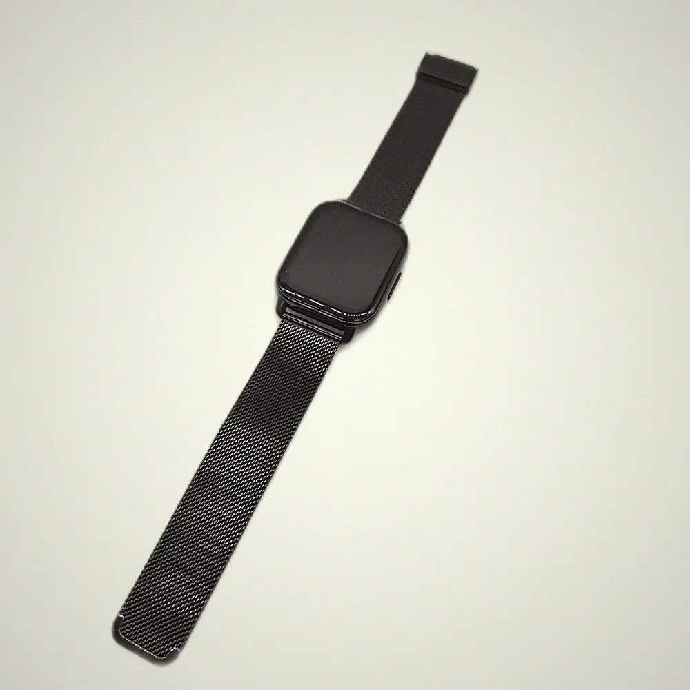 Popglory Smartwatch Fitnessuhr Blutdruckmessung Telefonfunktion Herzfrequenz SpO