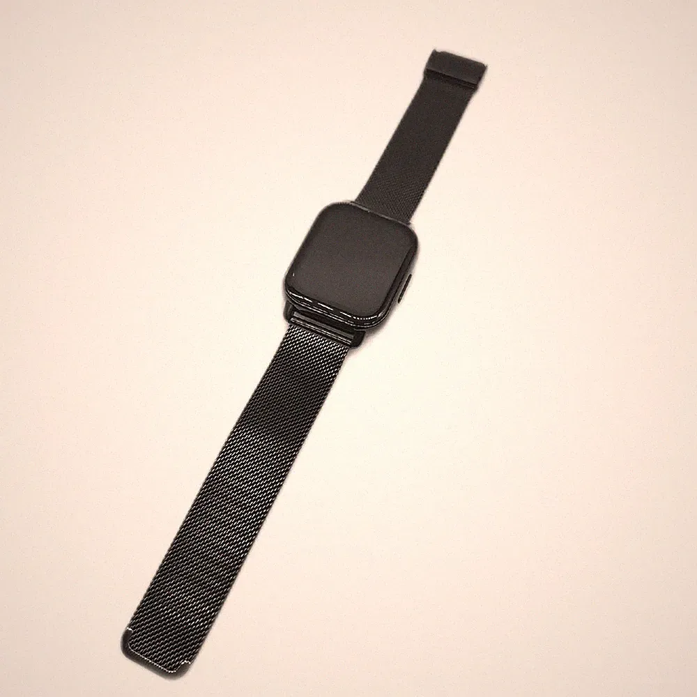 Popglory Smartwatch Fitnessuhr Blutdruckmessung Telefonfunktion Herzfrequenz SpO