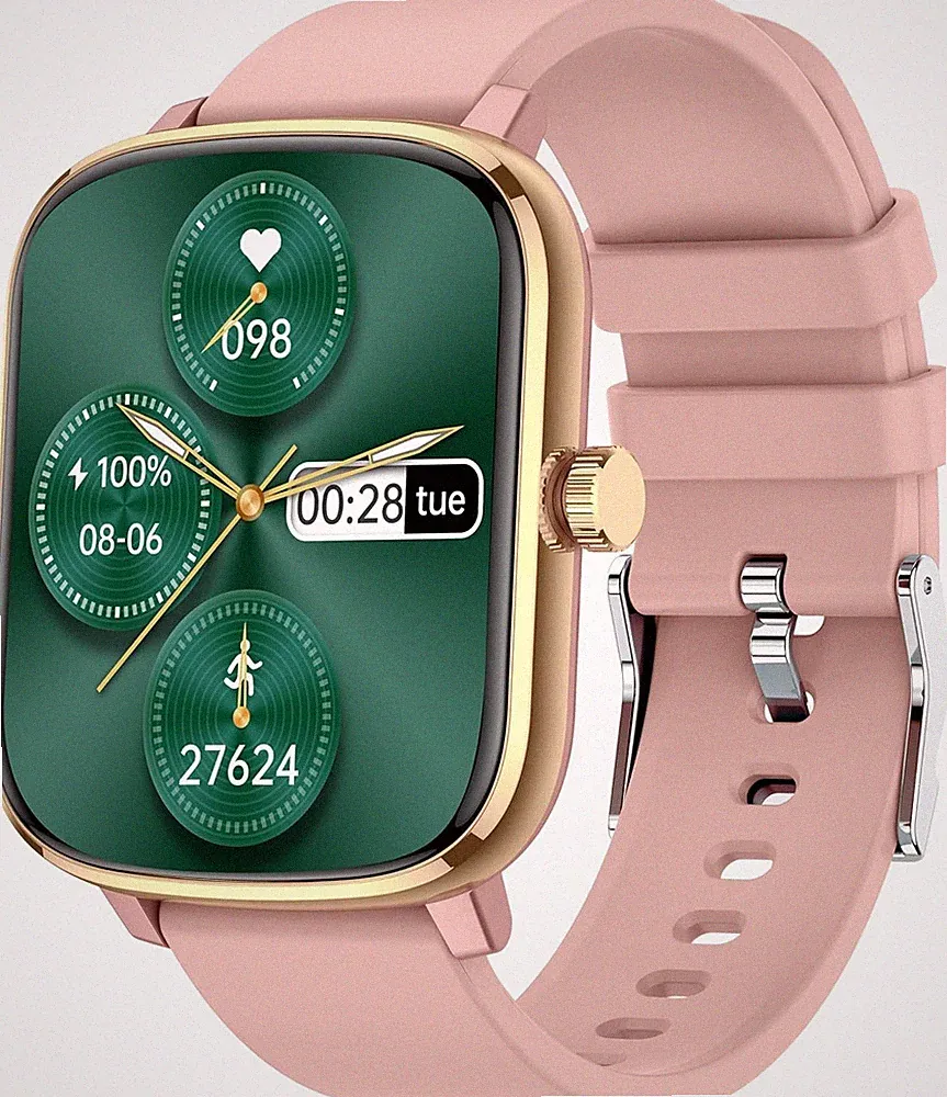 Popglory Smartwatch für Damen Herren, Fitness Tracker 1.69 Zoll