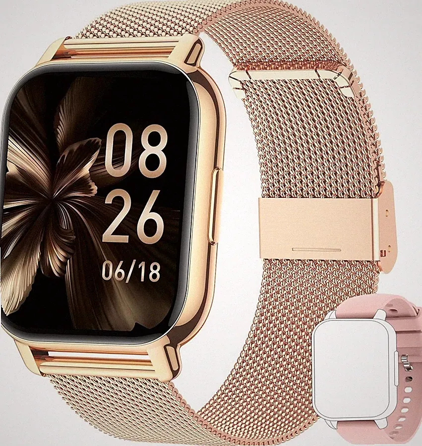 Popglory Smartwatch P66, 1.85"