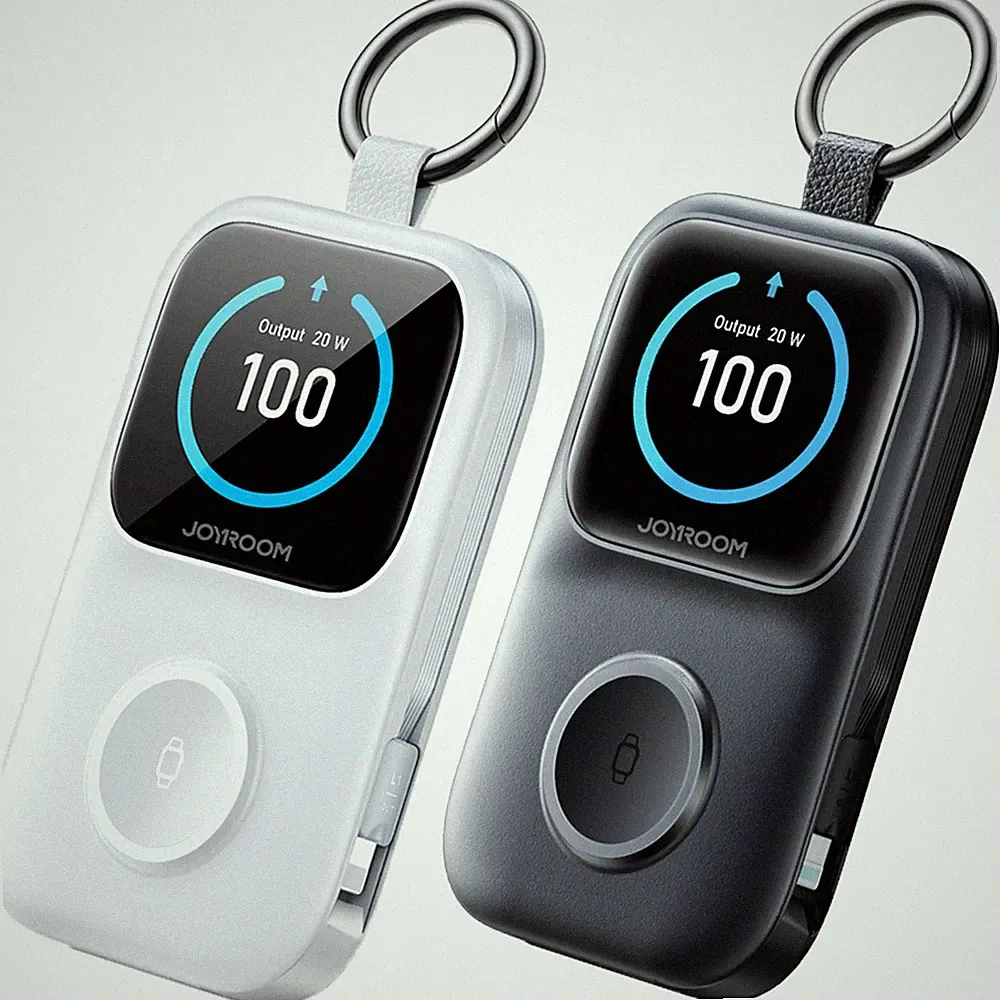 Powerbank für Smartwatch 5000 mAh Akku USB Typ C Zusatz Batterie Akku Ladegerät
