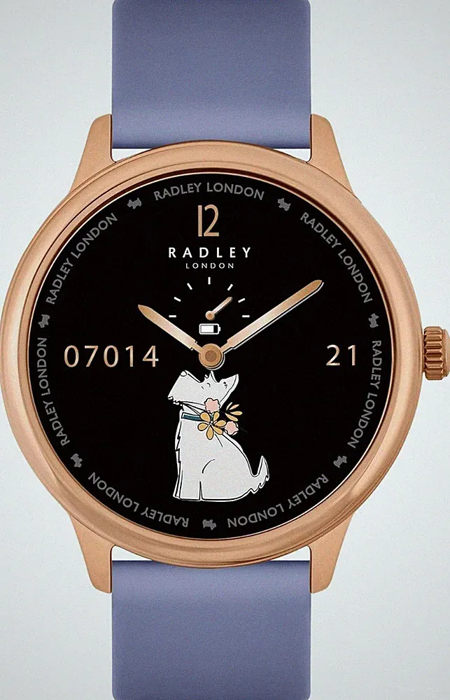 Radley Series 19 Smartwatch Blau Silikonarmband RYS19-2130
