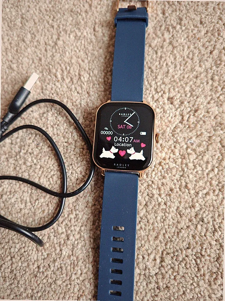 Radley Series 20 Navy Silicone Strap Calling Smartwatch - RYS20-2156