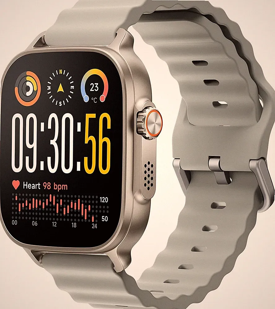 Realme Watch 5 Smartwatch, 1,97" AMOLED GPS NFC Bluetooth Anrufe IP68 Grau Used