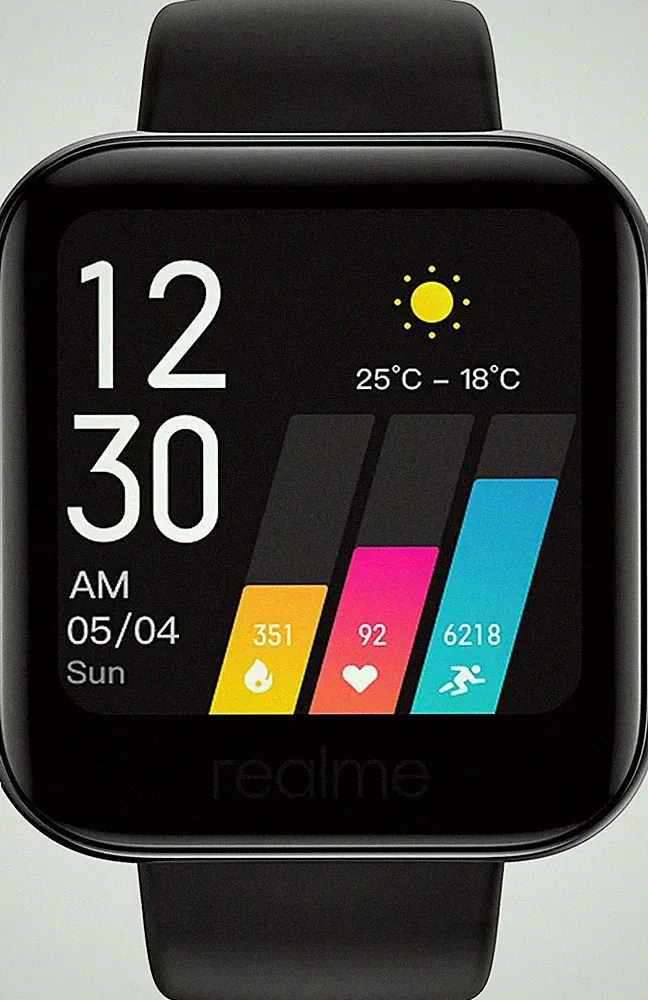 realme Watch RMA161 Android Smartwatch Black Neu in OVP versiegelt