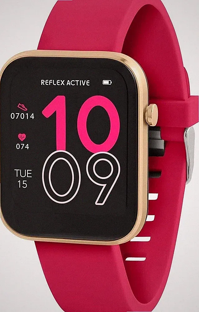 Reflex Active Series 12 Pink Fitness Tracking Smartwatch RA12-2152 - Hot Pink