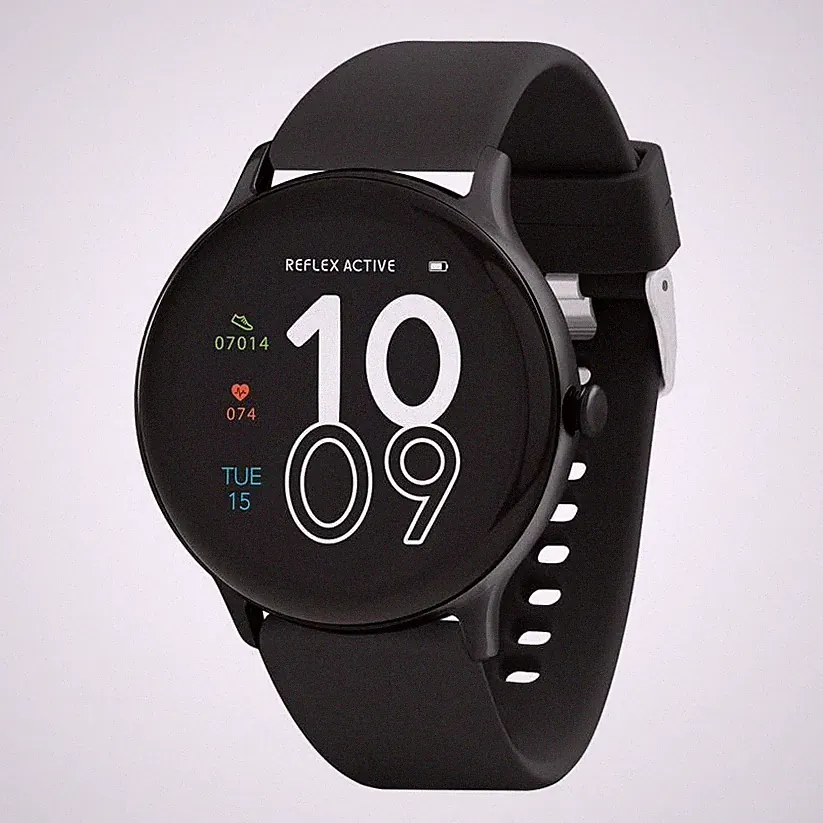 Reflex Active Series 22 Black Smart Calling Watch