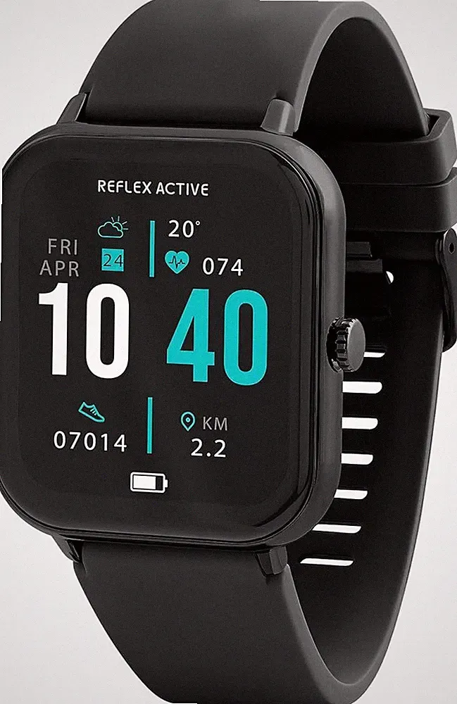 Reflex Active Series 23 Smartwatch Damen schwarz Silikonarmband