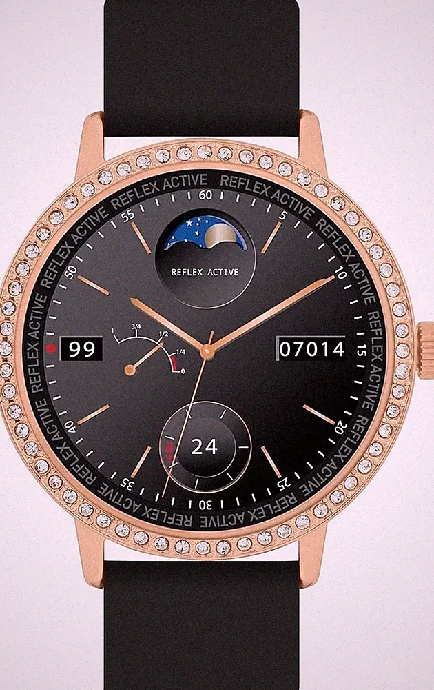 Reflex Active Series 7 Smartwatch mit Farb-Touchscreen & Steinset