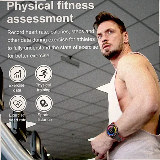 Reloj inteligente Hombre Bluetooth llamada Presión Arterial 24 Horas Super