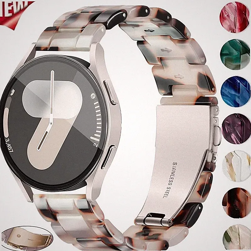Resin Armband Uhrenarmband Universal Resinband 20/22mm Smartwatch Ersatz Band DE
