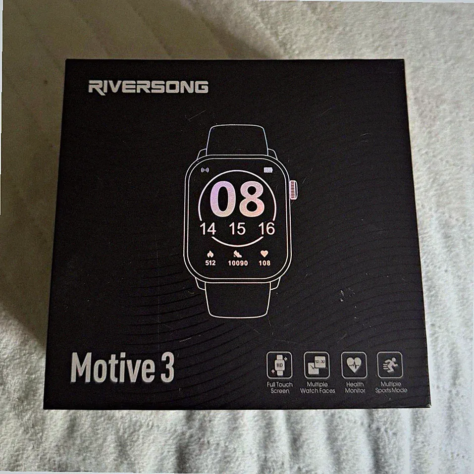 Riversong Motive 3 Smartwatch 42 mm Schwarz Silikonarmband Touchscreen Android