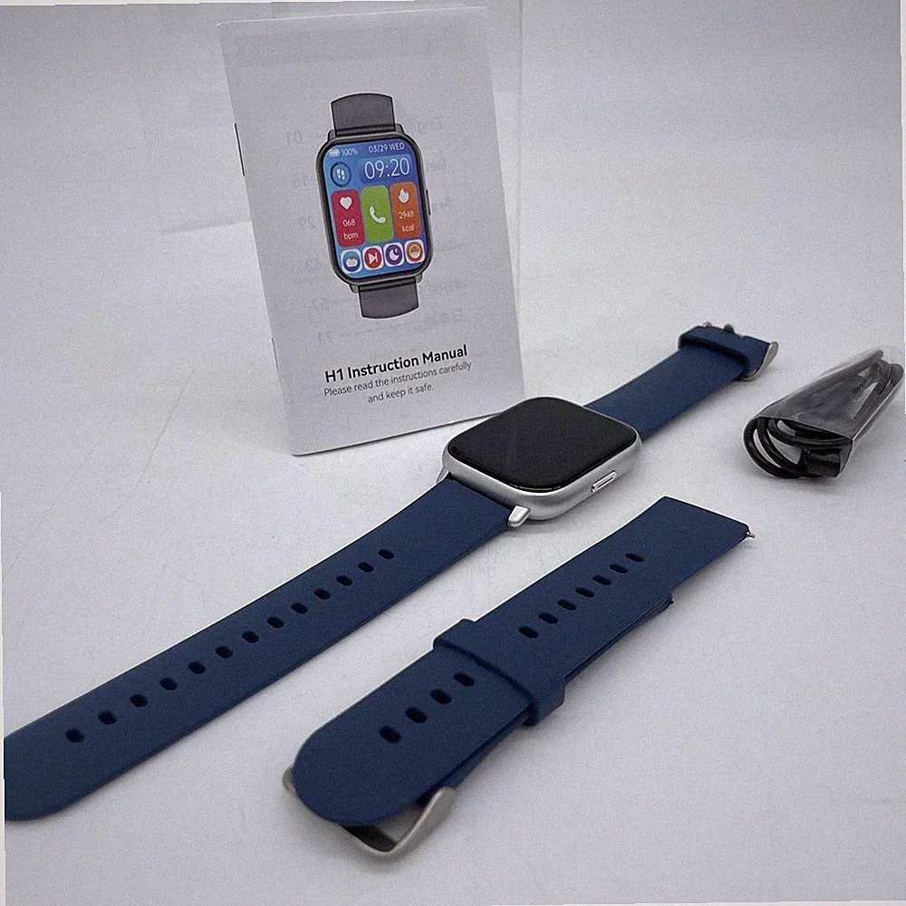 RUIMEN Smartwatch mit Telefonfunktion,Smartwatch für Damen Herren HD-Touch Scree