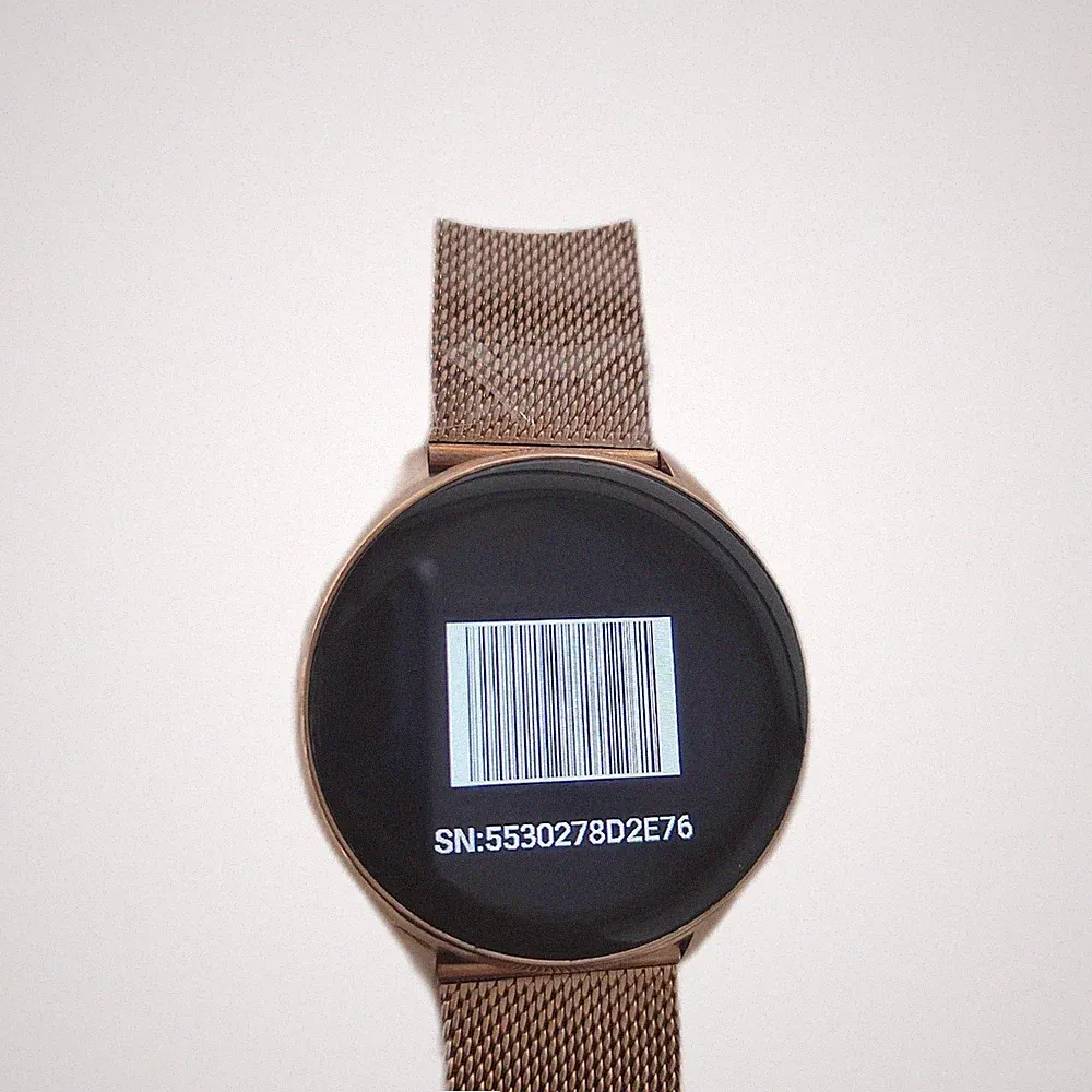 RUXINGX Smartwatch G35 Damenuhr Anruf Bluetooth 5.1Wählen Verbundenheit Goldschm