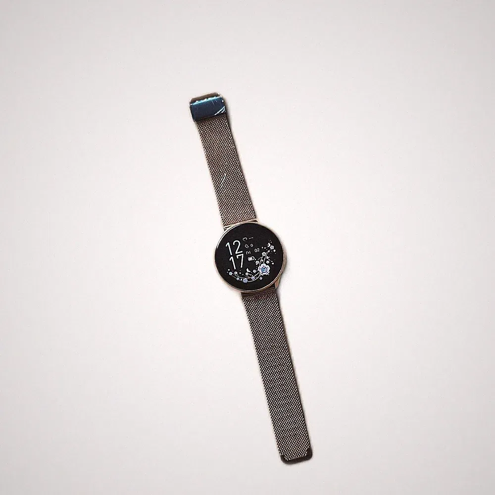 RUXINGX Smartwatch G35 Damenuhr Bluetooth 5.1Wählen Verbundenheit GoldschmKonnek