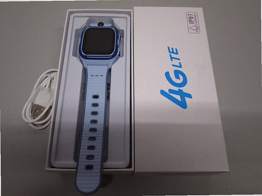 (S114) AstraMinds Kinder Smartwatch mit 4G GPS SOS Videoanruf und Lernfunktionen