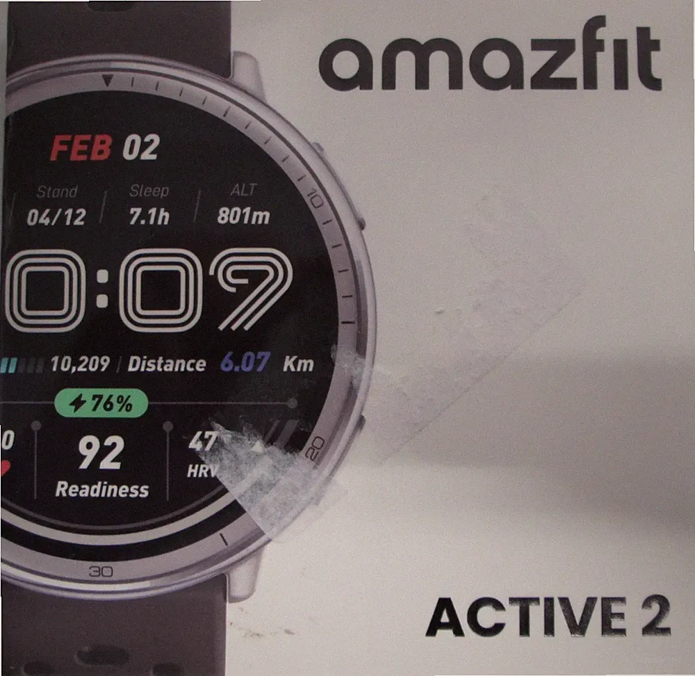 (S197) Amazfit Active 2 Smart Watch 44mm Sprachsteuerung GPS Android und iPhone