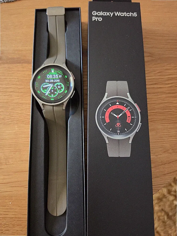 Samsung Galaxy 5 Pro Smartwatch für Herren, Android Ohne Ladekabel