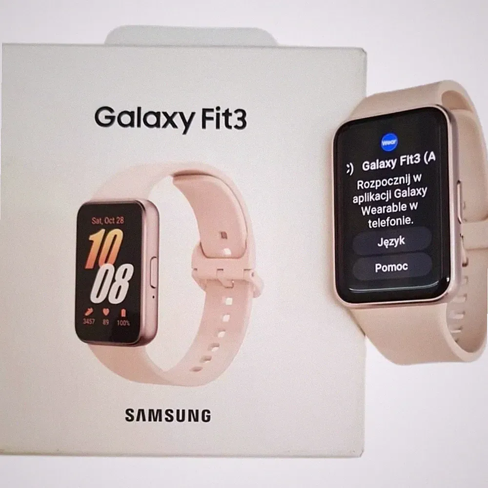 Samsung Galaxy Fit3 Roségold Smartwatch Fitness Schlafüberwachung