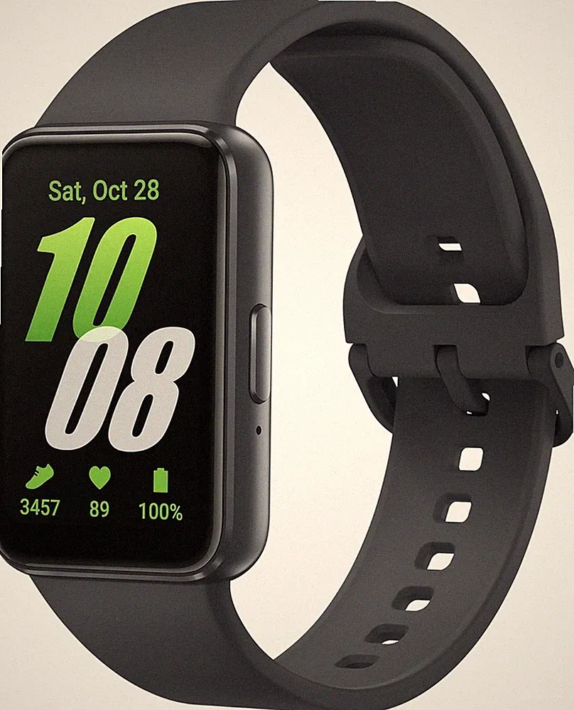 Samsung Galaxy Fit3 Smartwatch dunkelgrau Unisex, Fitnesstracker, Touchscreen