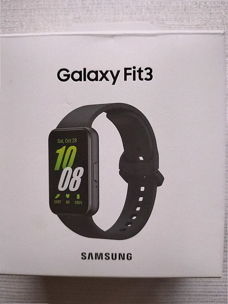 Samsung Galaxy Fit3 Smartwatch Fit‑Tracker Bluetooth Fitness AMOLED screen grau