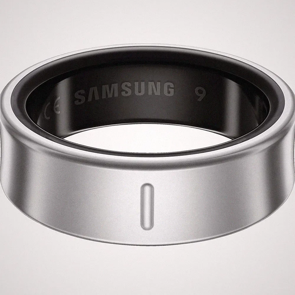 Samsung Galaxy Ring Size 15 Smart Ring Silber (Ring Size 15)
