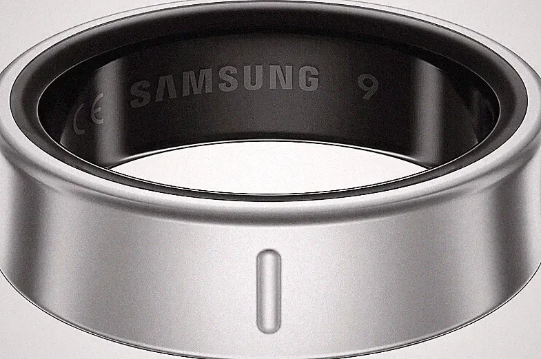 Samsung Galaxy Ring SM-Q508 - AI Smart Ring Size 7 - Titanium Silver
