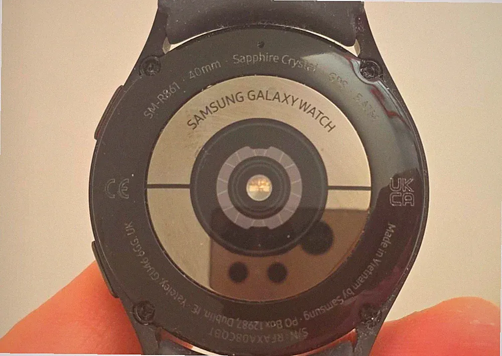 Samsung Galaxy Watch 40 mm Schwarz Android Smartwatch Gummiarmband Saphirglas