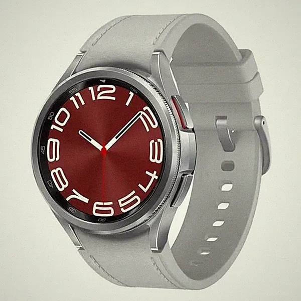 Samsung Galaxy Watch 6 SM-R950 Silber Smartwatch 43 mm digitaler Touchscreen