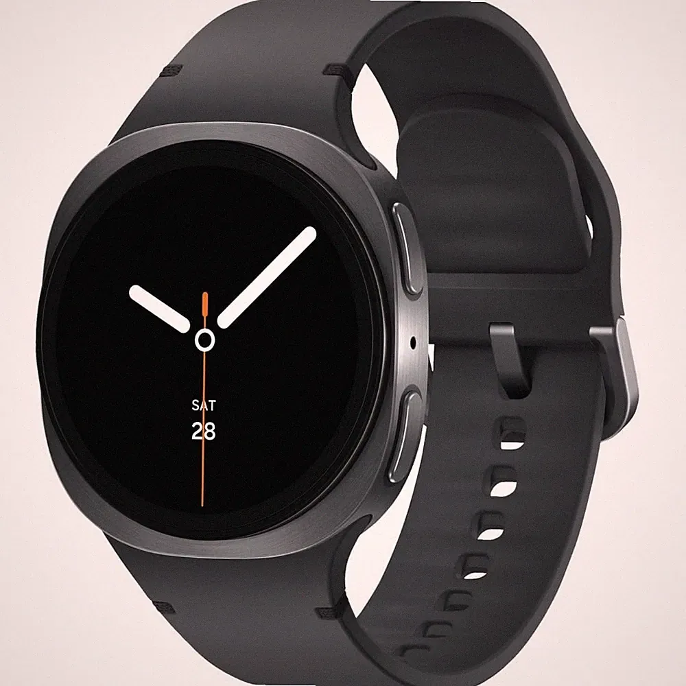 Samsung Galaxy Watch 8 40 mm Smartwatch Graphite (130-180 mm) Kautschuk