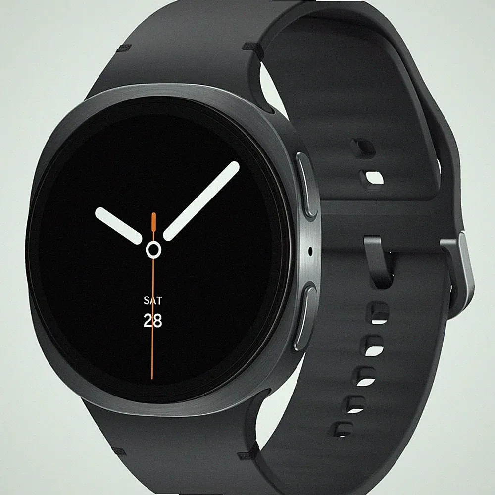 Samsung Galaxy Watch 8 44 mm Smartwatch Graphite (145-205 mm) Kautschuk