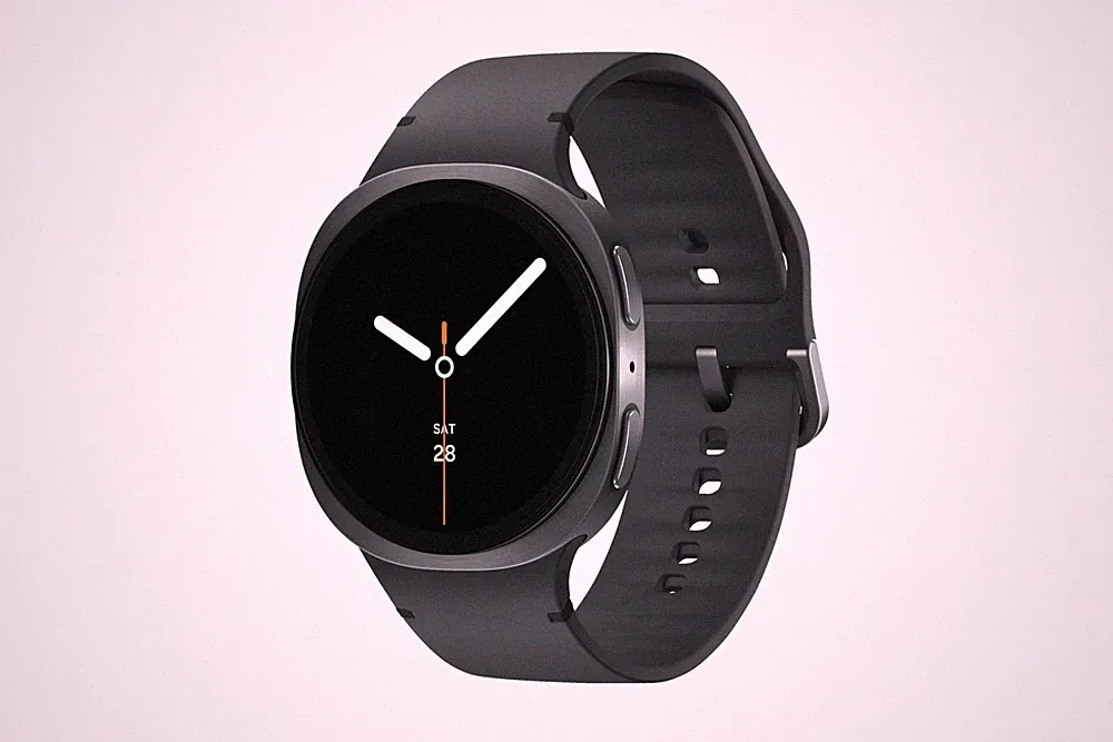 SAMSUNG Galaxy Watch 8 44 mm Smartwatch Kautschuk, 145-205 mm, Graphite