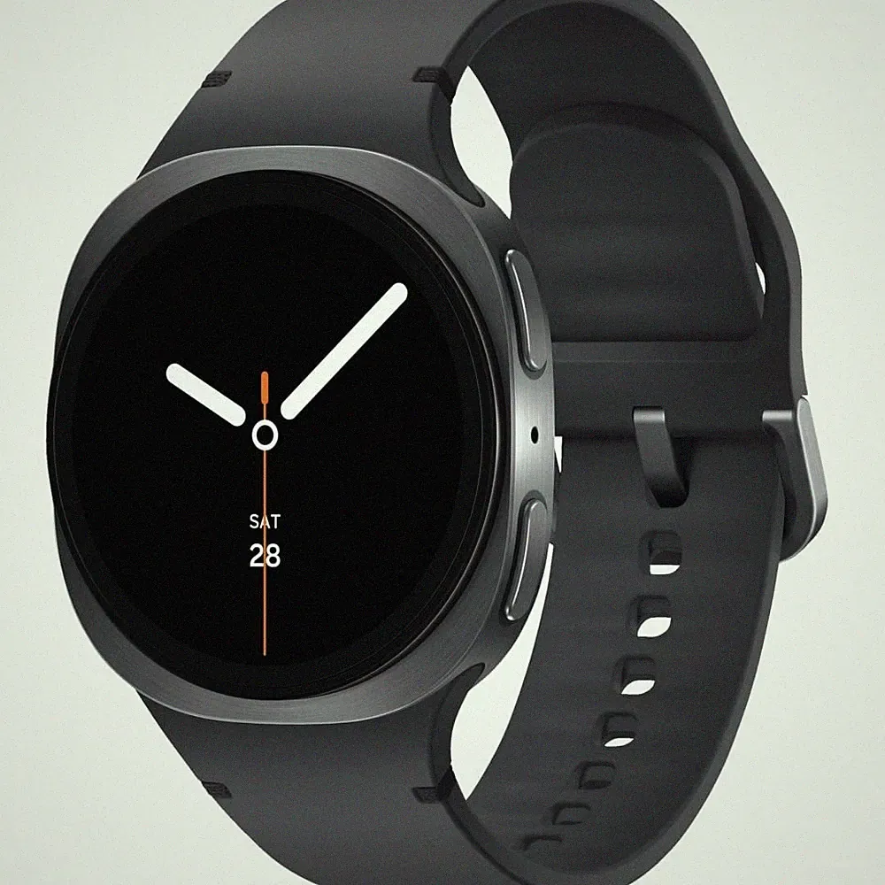 Samsung Galaxy Watch 8 LTE 40 mm Smartwatch Graphite (130-180 mm) Kautschuk