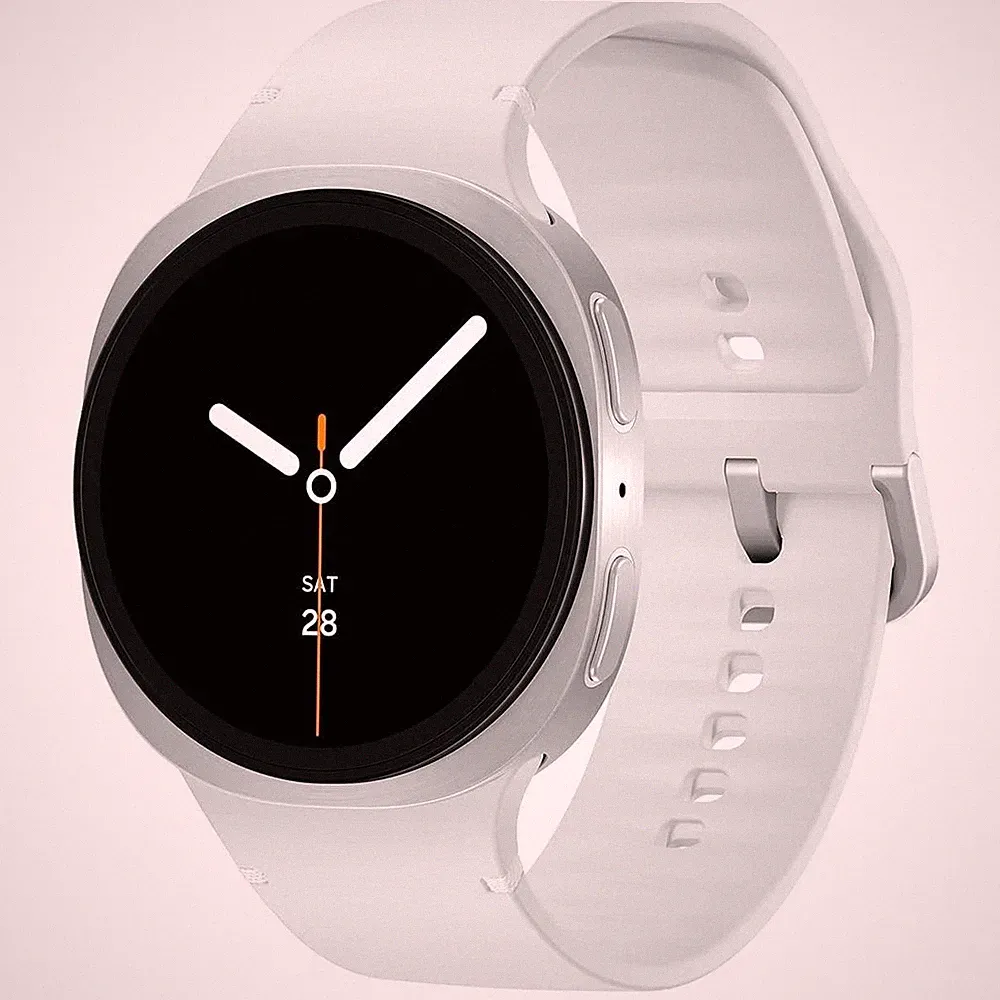 Samsung Galaxy Watch 8 LTE 44mm SM-L335 Smartwatch Silver Weiß
