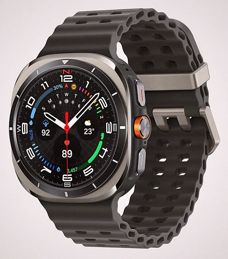Samsung Galaxy Watch Ultra (2025) 47 mm LTE Titanium Silber Smartwatch EU Ware