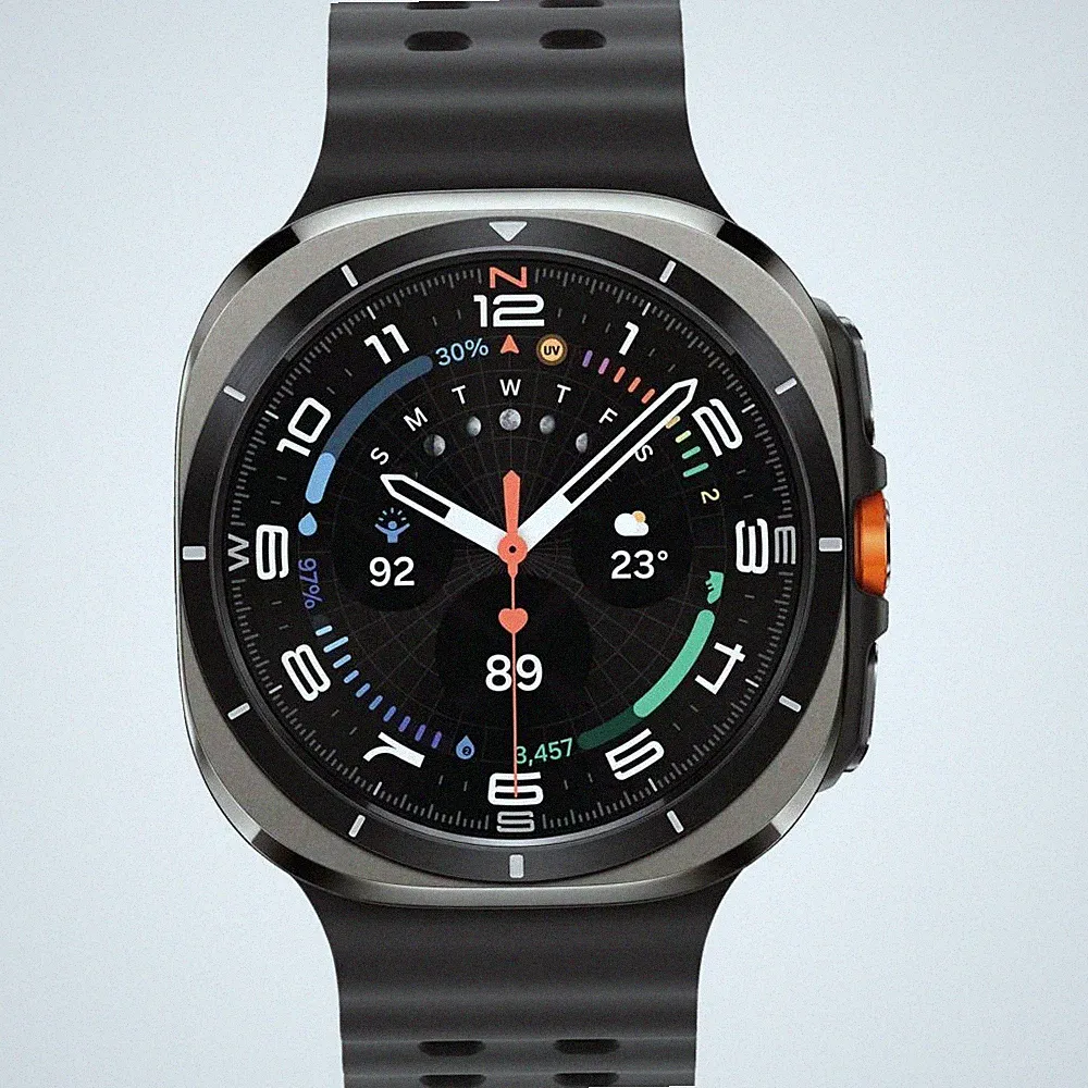 Samsung Galaxy Watch Ultra 47 mm LTE Smartwatches Titanium Silver (90-140 mm)