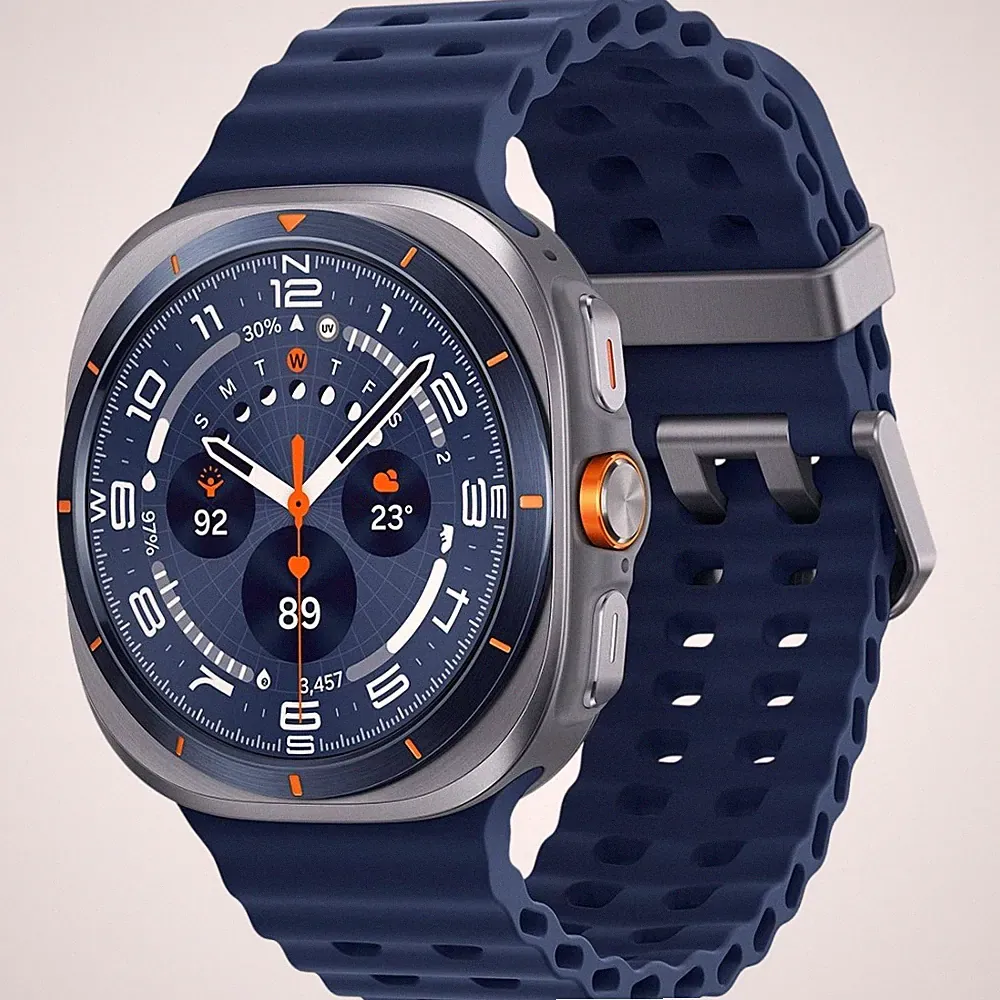 Samsung Galaxy Watch Ultra L705 (2025) 47mm LTE Smartwatch titan blau WLAN NEU!