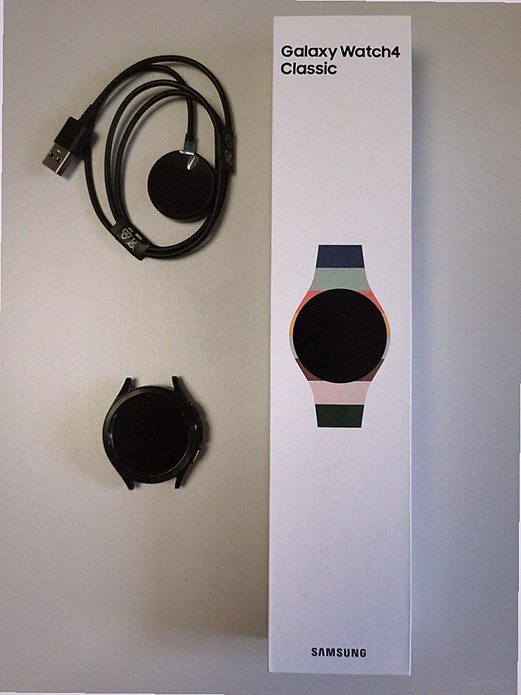 Samsung Galaxy Watch4 Classic 46mm LTE Smartwatch eSIM black OHNE ARMBAND