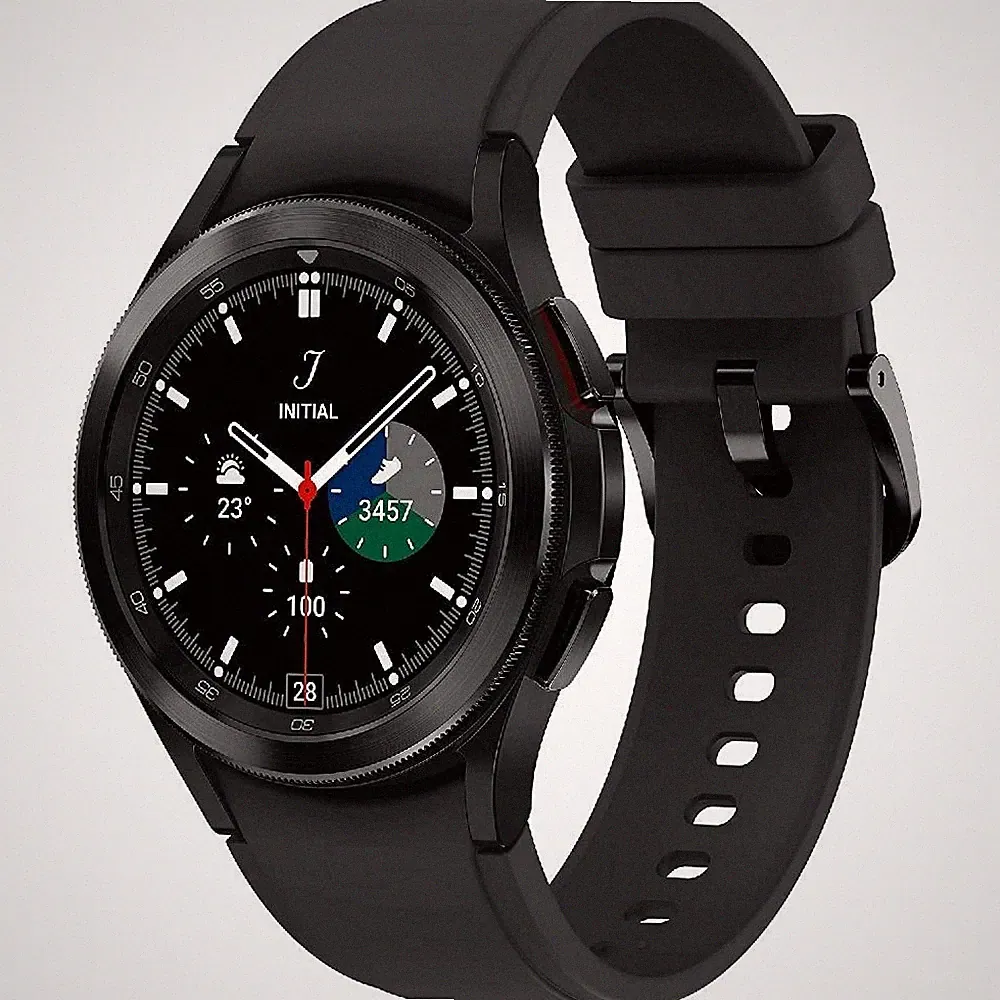Samsung Galaxy Watch4 Classic WiFi 46 mm (SM-R890F) Schwarz Fitnessuhr Smartwatc