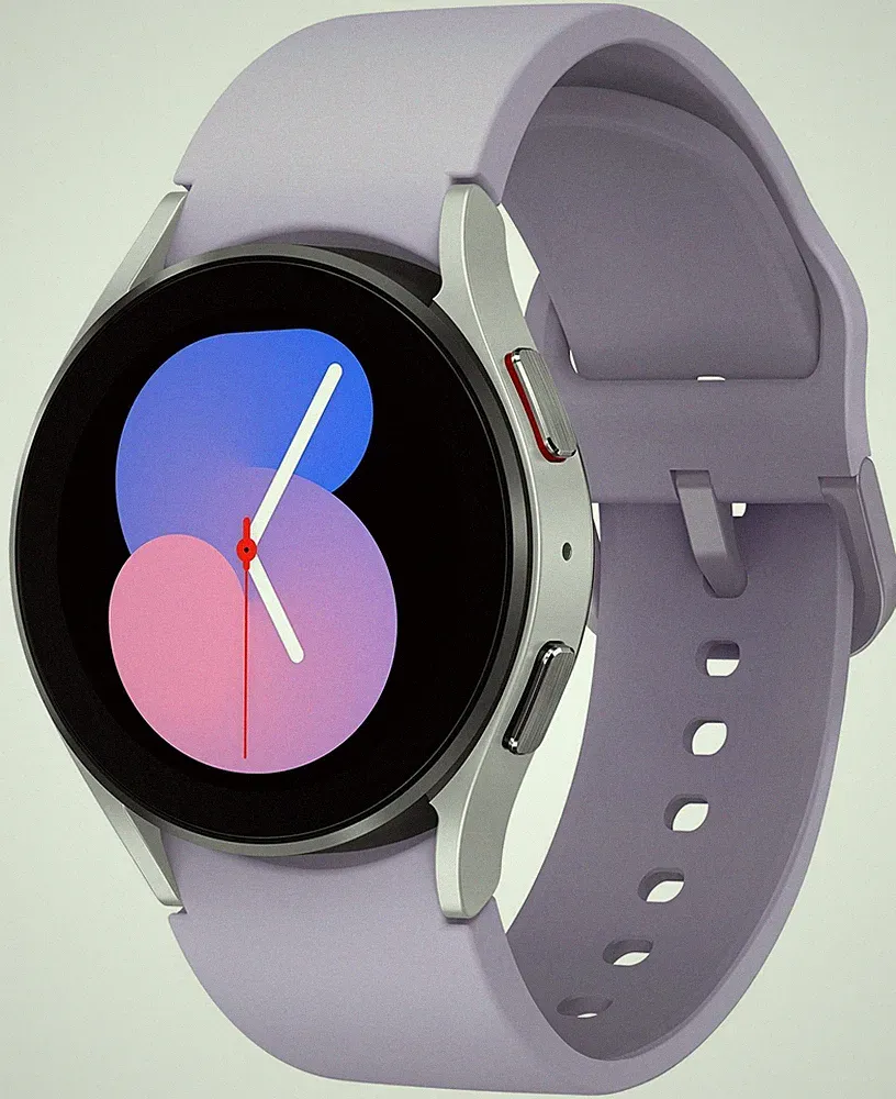 Samsung Galaxy Watch5 Digital 40 mm Smartwatch Rund IP68 40 h 330 ppi 4G Silber