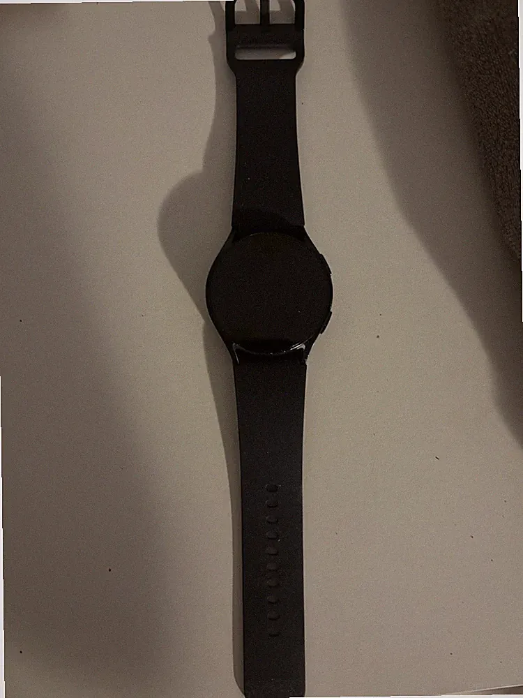 Samsung Galaxy Watch6 40mm Smartwatch schwarz Silikonarmband Android-kompat
