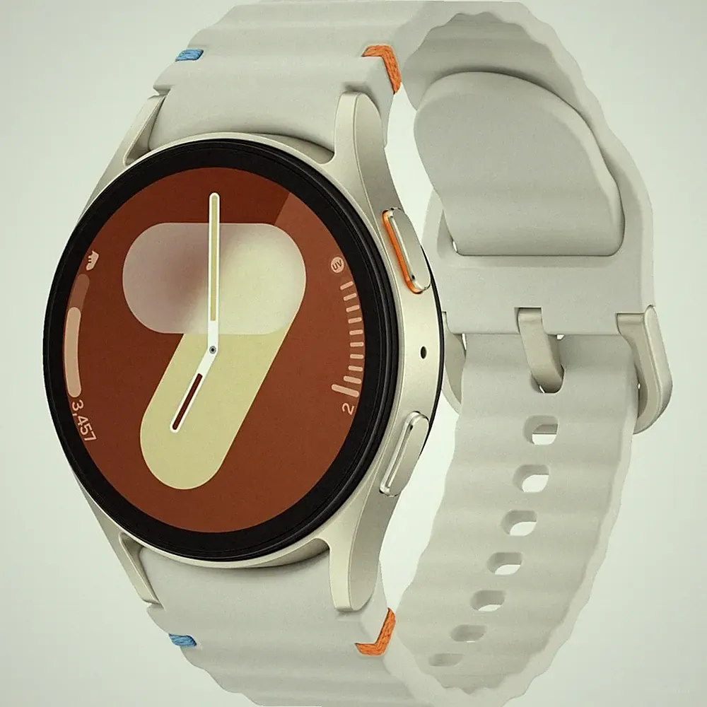 Samsung Galaxy Watch7 BT 40 mm Smartwatches Cream (85-110 mm) Nitrilkautschuk