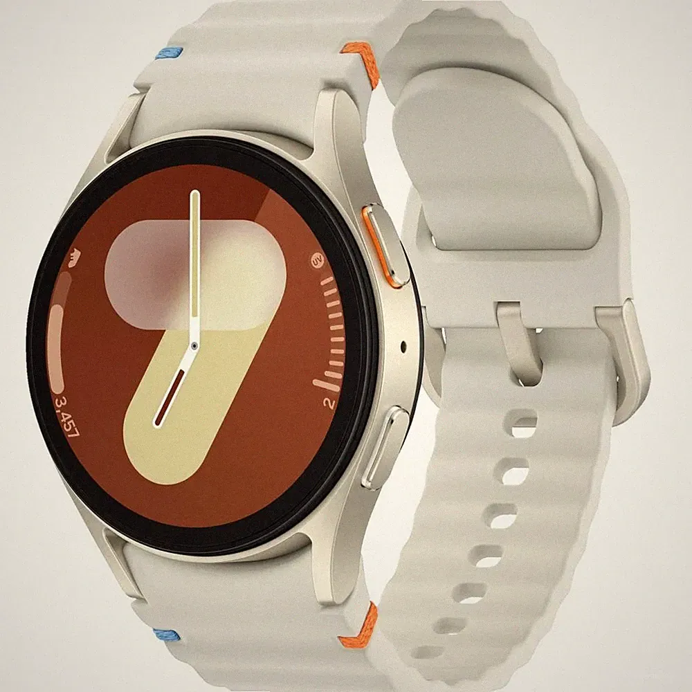 Samsung Galaxy Watch7 BT 40 mm Smartwatches Cream (85-110 mm) Nitrilkautschuk