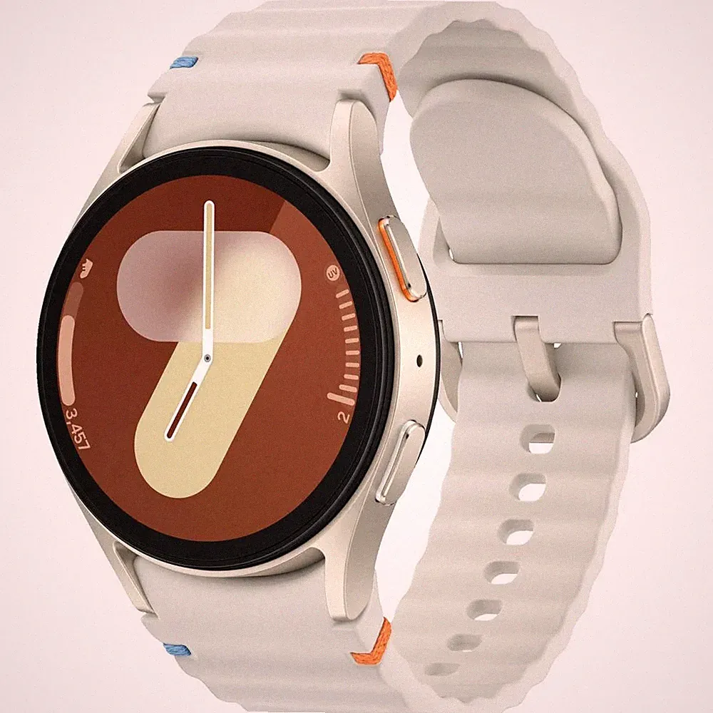 Samsung Galaxy Watch7 BT 40 mm Smartwatches Cream (85-110 mm) Nitrilkautschuk